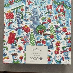 Hallmark Holiday Hustle Puzzle with Festive Colors